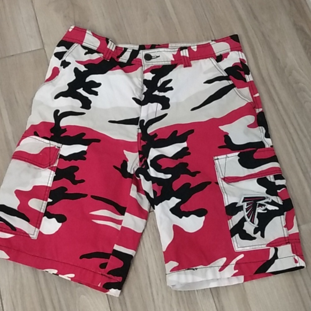 NFL Atlanta Falcons Camo Cargo Shorts